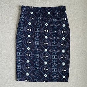 LuLaRoe Cassie pencil skirt M